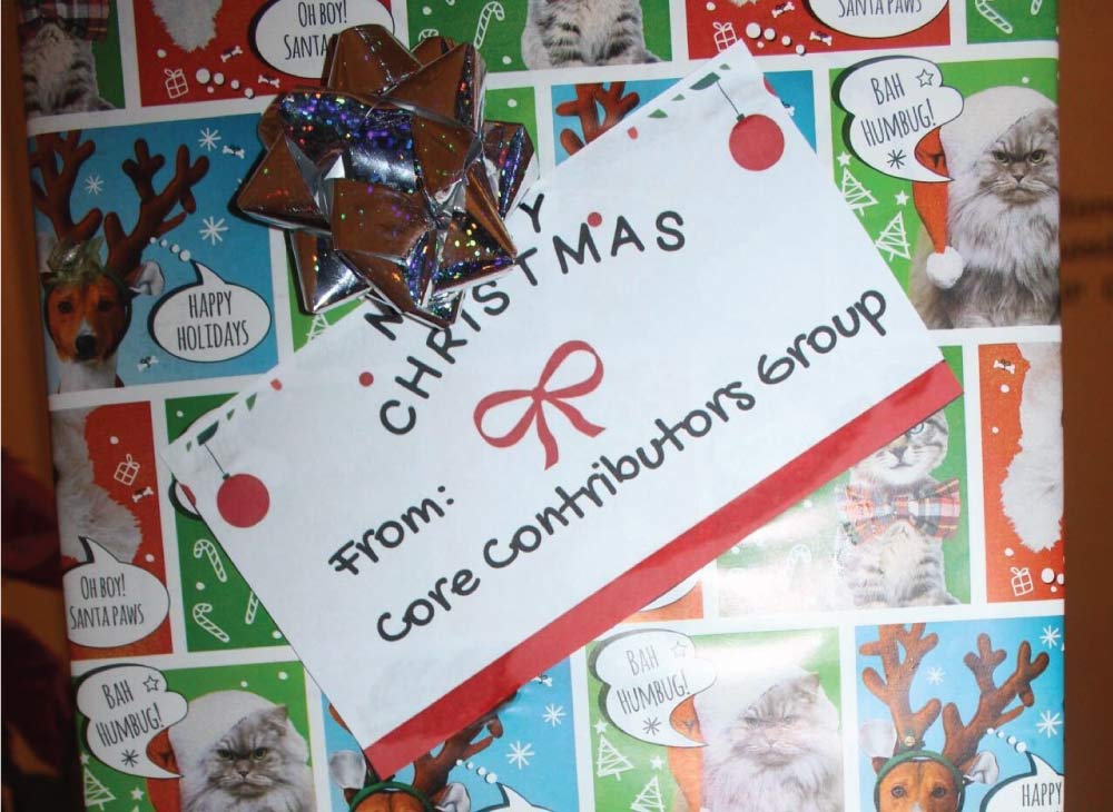 core contributos group christmas event