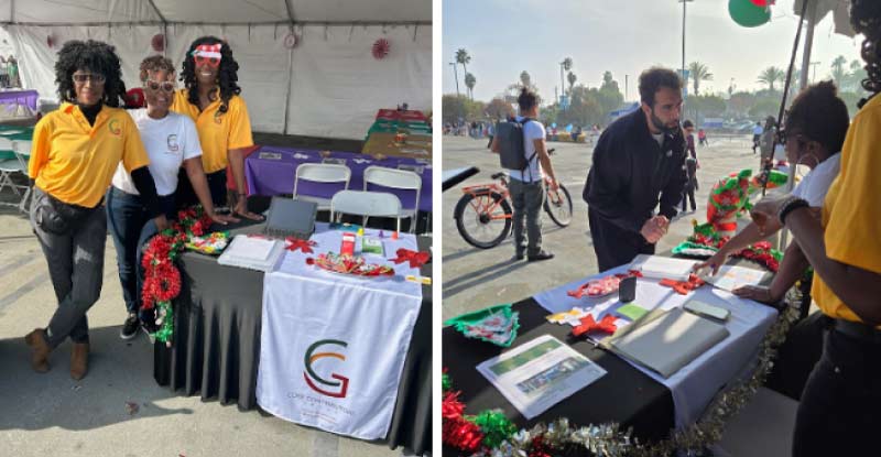 Our CCG Team on hand…sharing information with a very interested group of attendees!