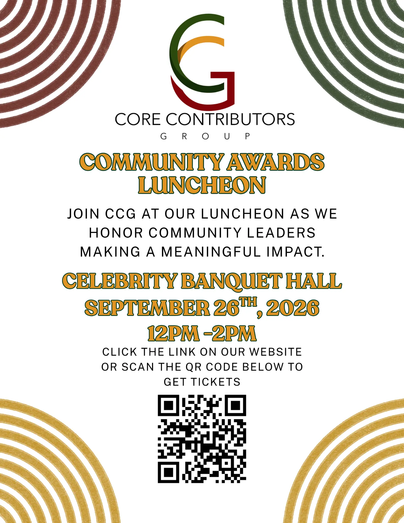 CCG Event Flyer